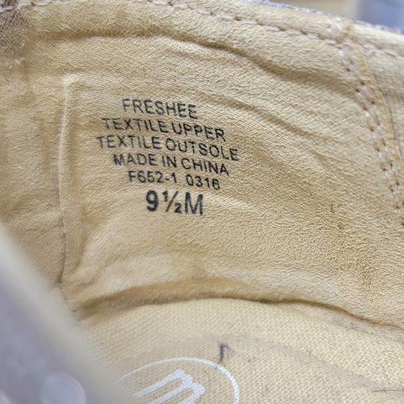 Mootsies Tootsies | Beige Sparkly Espadrille Flats - Picture 8 of 8